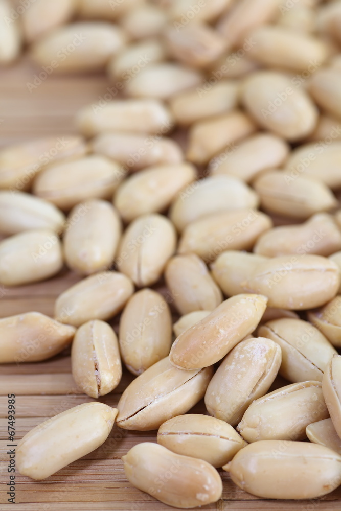 Close - up healthy food processed peanuts Close - up healthy food processed peanuts