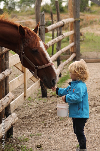 Girl & Horse I
