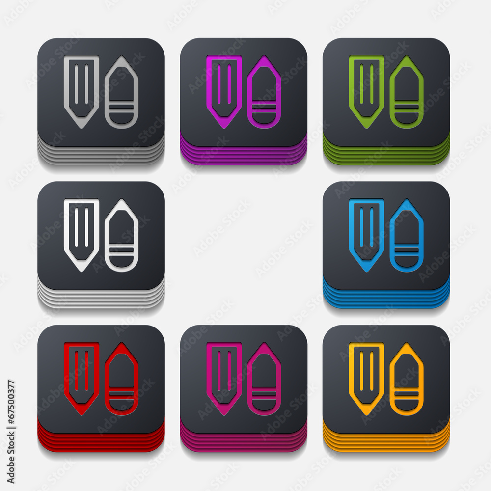 square button: pencil square button: pencil