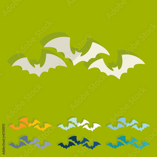 Flat design: bat