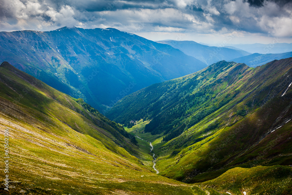Fagaras mountains in Romania