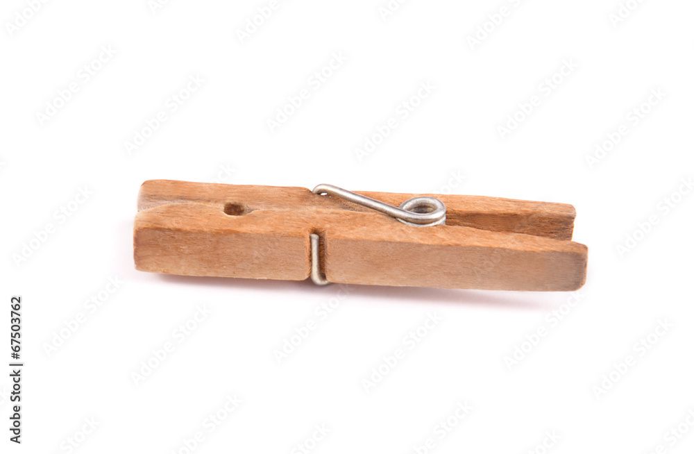 Wooden  clothes-pin