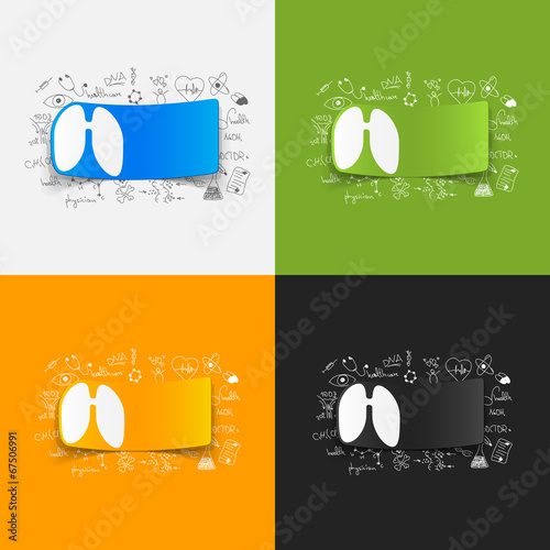 Drawing medical formulas: lung