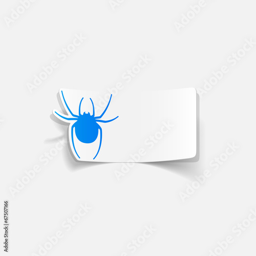 realistic design element: spider