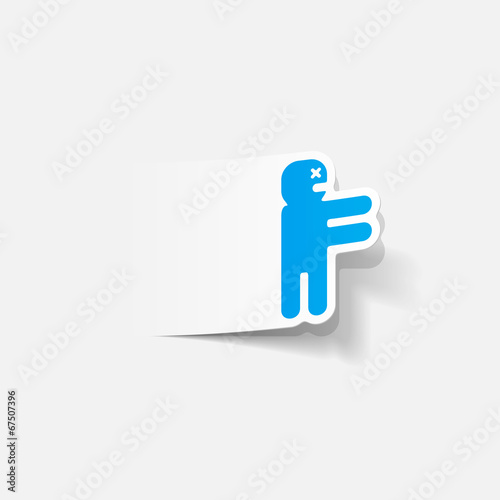 realistic design element: zombie