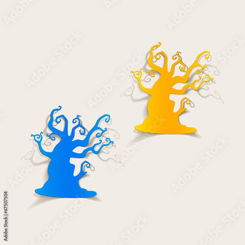 realistic design element: tree