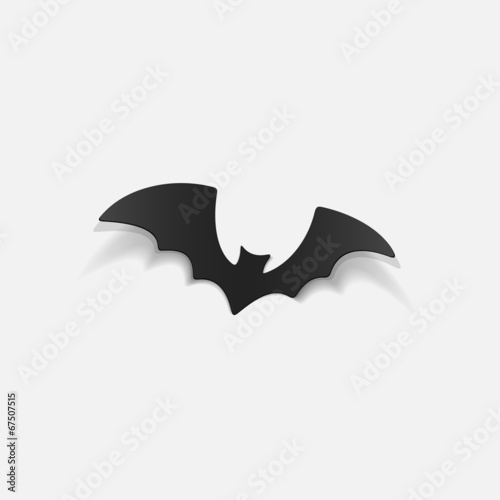 realistic design element: bat