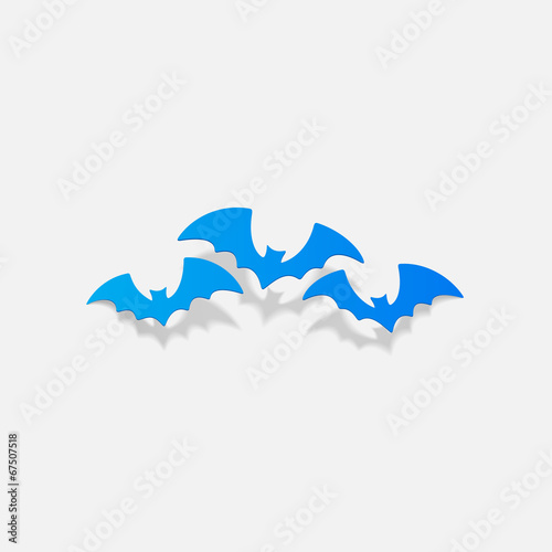 realistic design element: bat