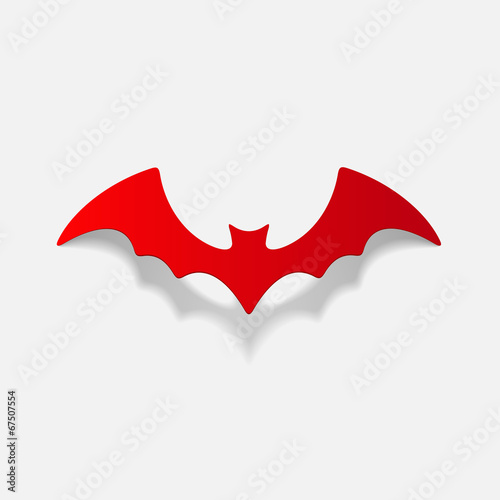 realistic design element: bat