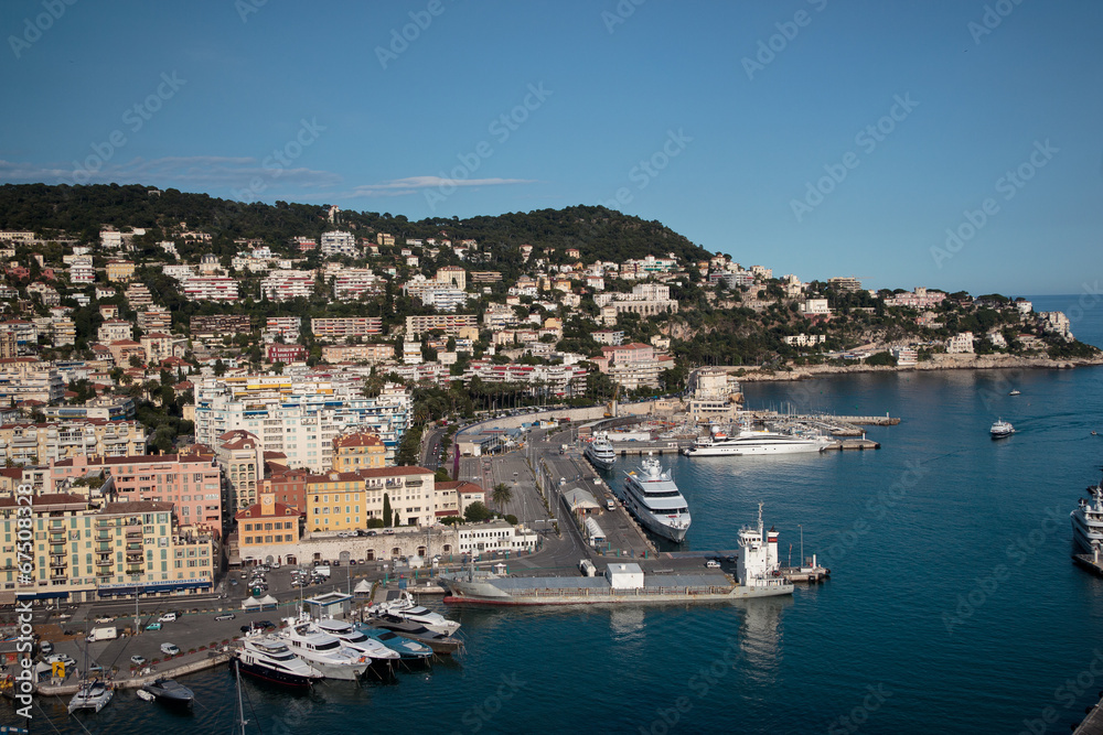 Harbor in Nice, France