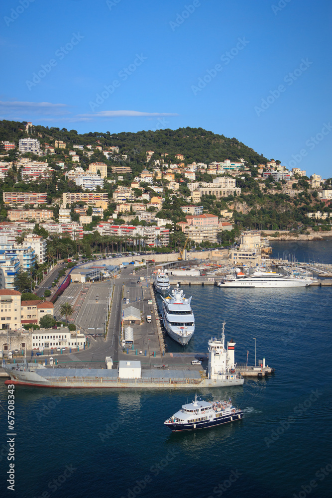 Harbor in Nice, France