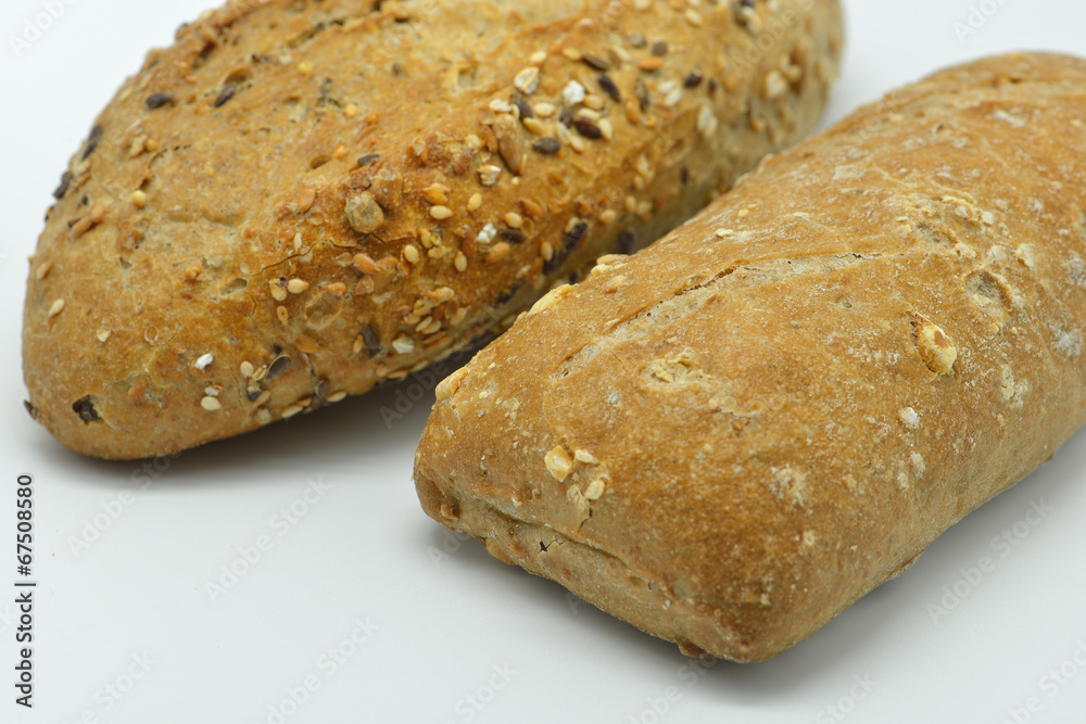 assortment of breads with natural grains and nuts assortment of breads with natural grains and nuts