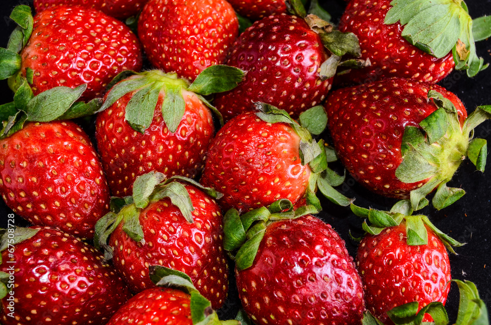 Plakat Fresh Ripe Strawberry