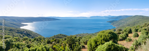 Panoramic view of Cres bay