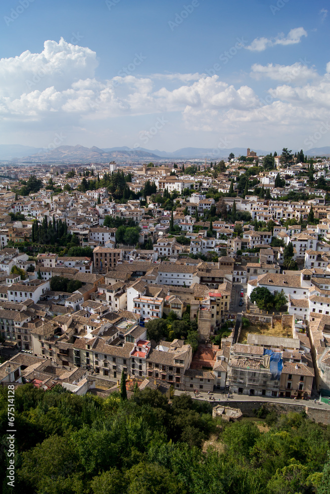 View of Granada from the Alhambra