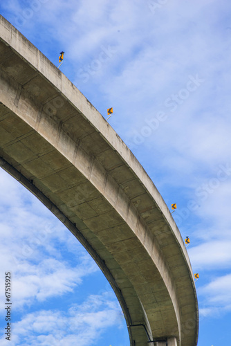 Underside of an elevated roads © ake1150