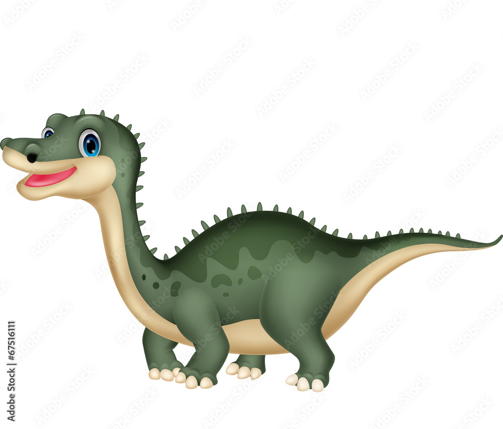 Fototapeta premium Cute dinosaur cartoon