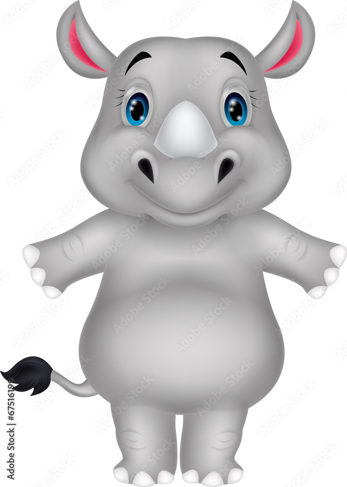 Rhino cartoon Rhino cartoon