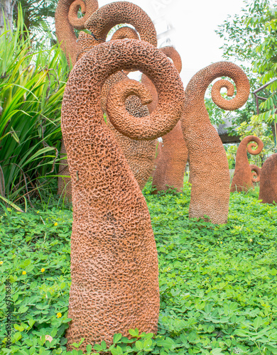 cement statue
