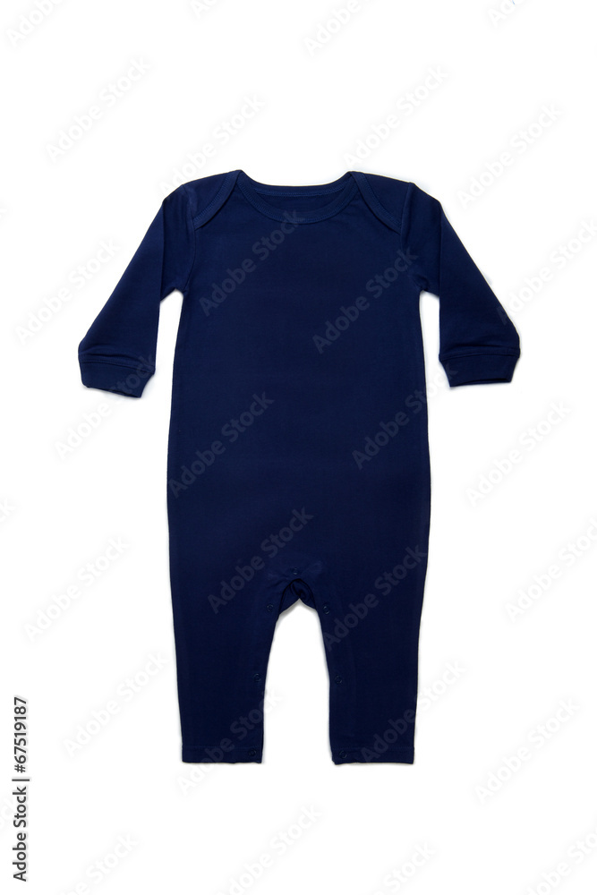 Naklejka premium Baby clothes dark blue