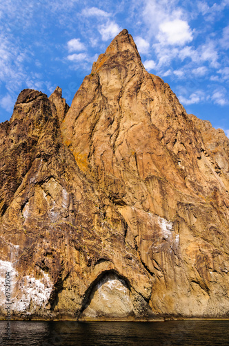 rock in Karadag National park near Koktebel