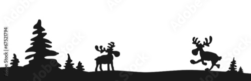 Weihnachten Elche