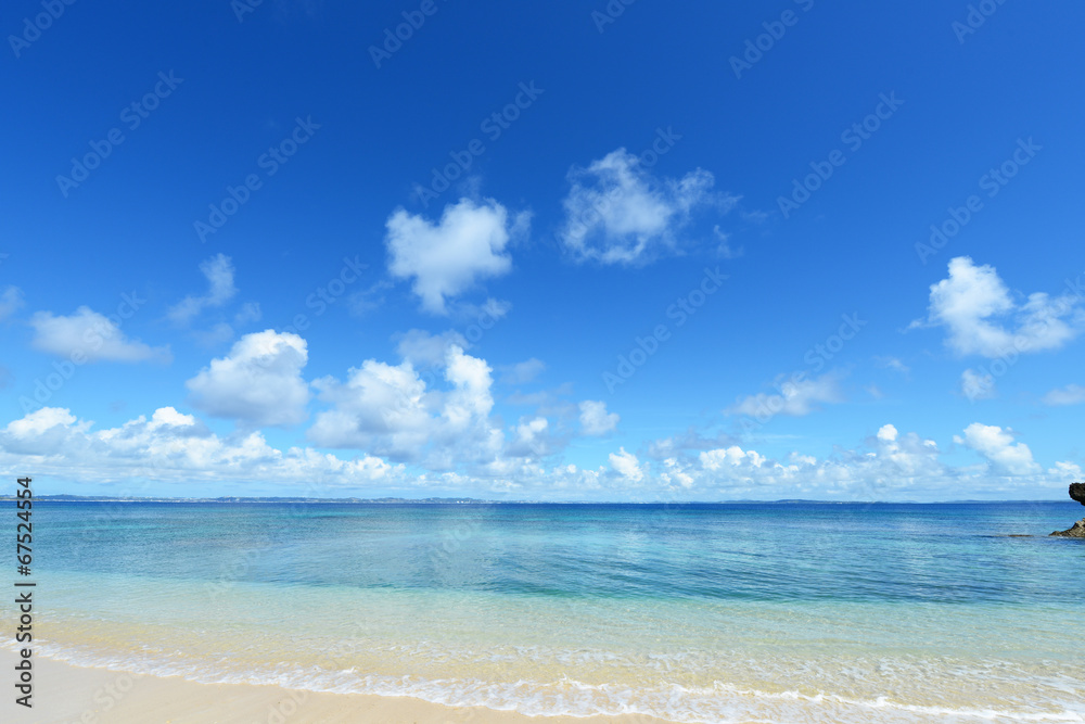 Fototapeta premium 美しい海と夏空