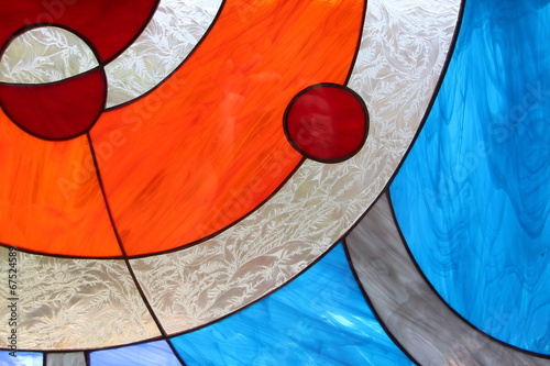 Photography stained-glass window