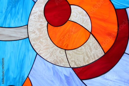 Quadro em tela stained-glass window