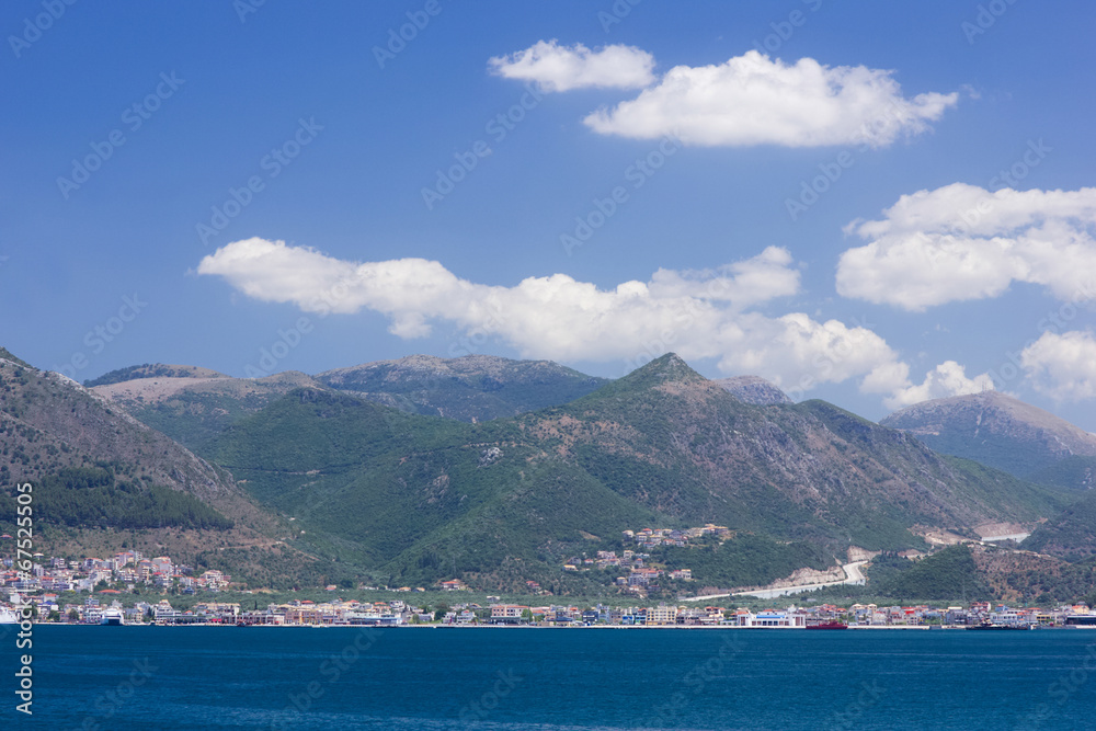 Igoumenitsa harbor at west coast of Greece
