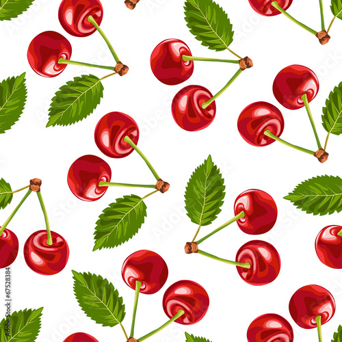 cherry seamless pattern