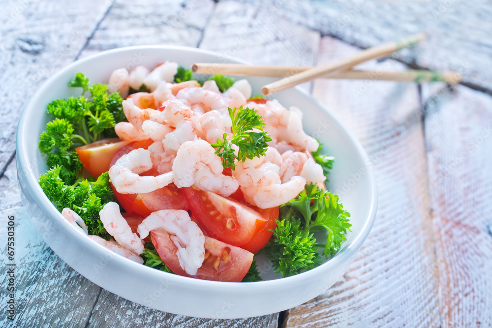 salad with shrimps salad with shrimps