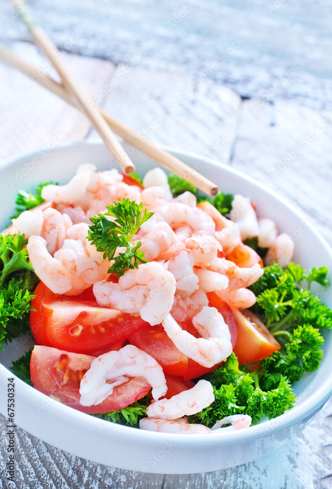 salad with shrimps salad with shrimps