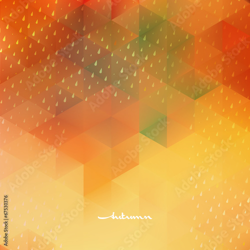 Abstract autumnbackground template. EPS 10