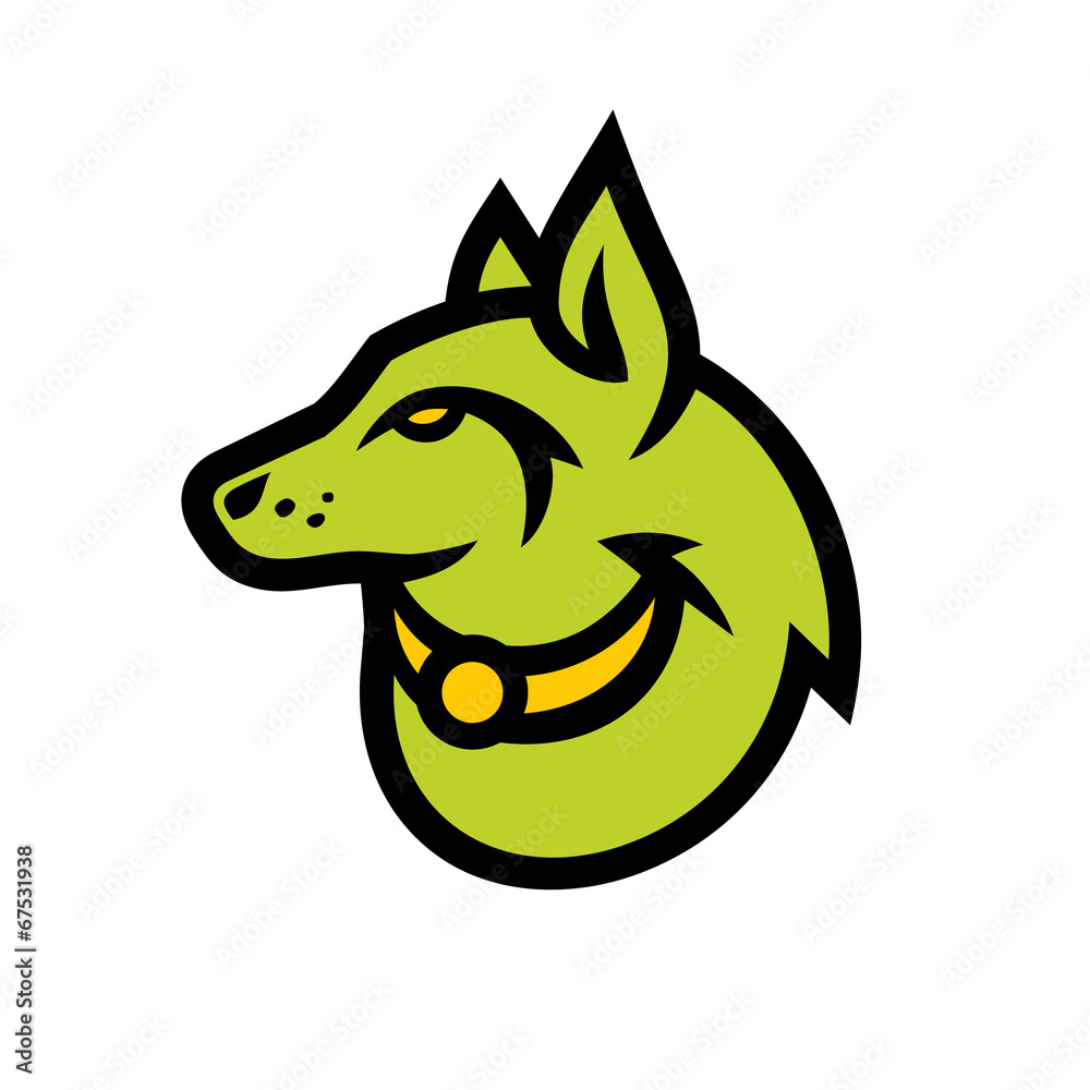 Wolf head sign Wolf head sign