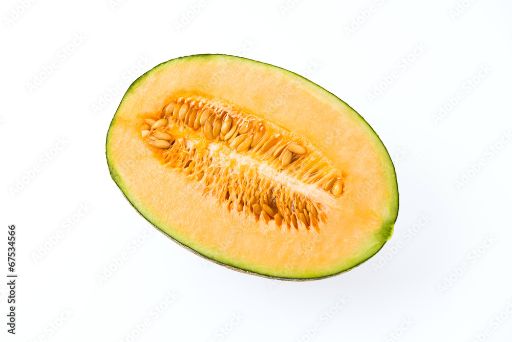 Melon isolated on white Melon isolated on white