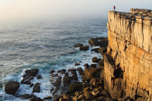 Fishing from the cliffs