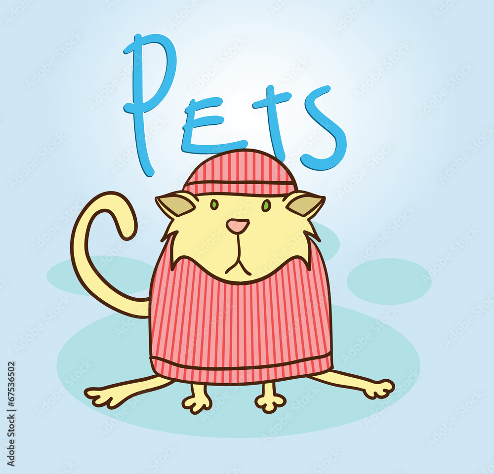 pet illustration cat pet illustration cat