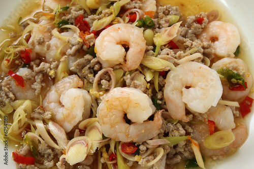 Thai Spicy Lemongrass Shrimp photo