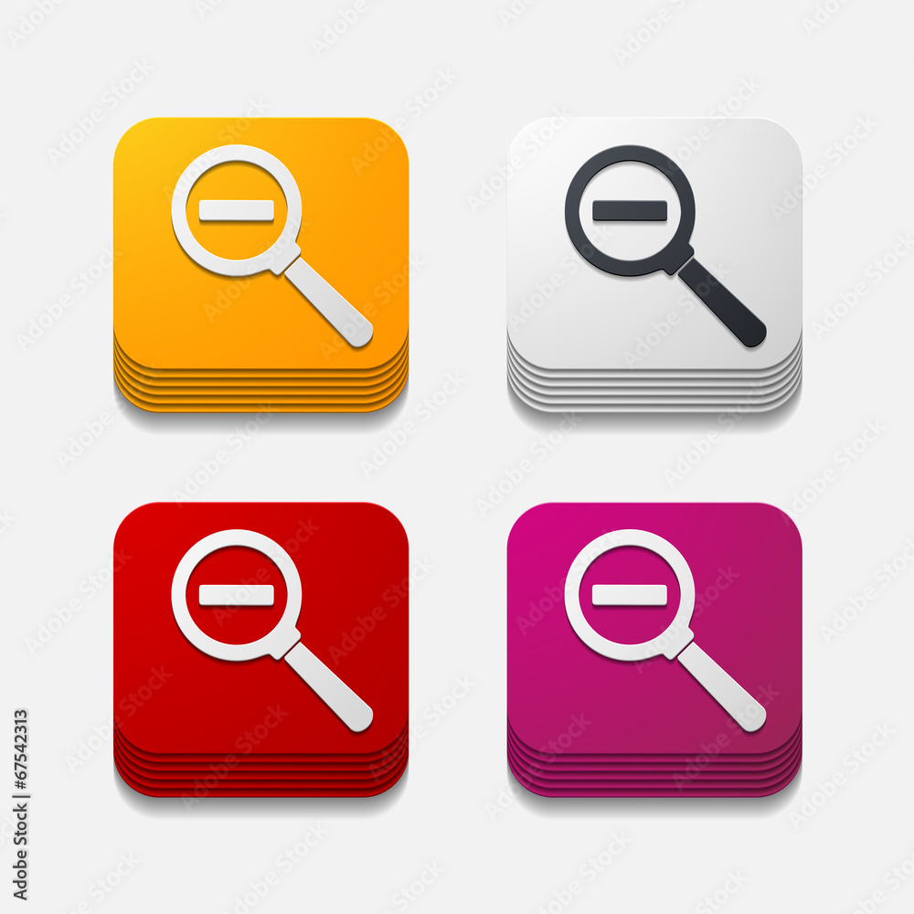 square button: magnifier square button: magnifier