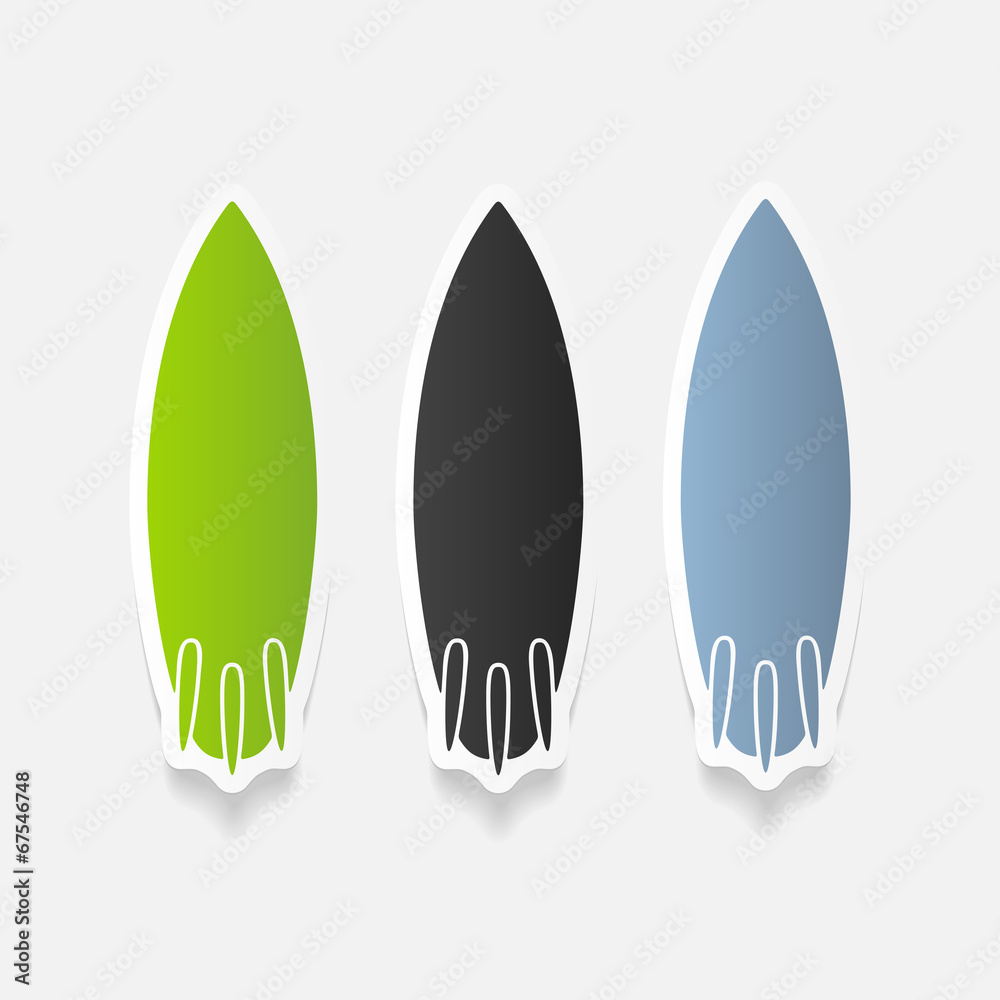 realistic design element: surfing realistic design element: surfing