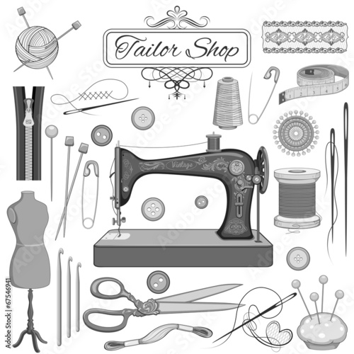 Vintage Sewing and Tailor object