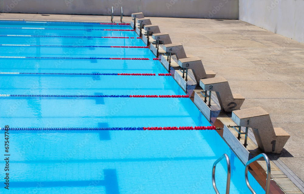 Obraz premium Swimming pool for compettition.