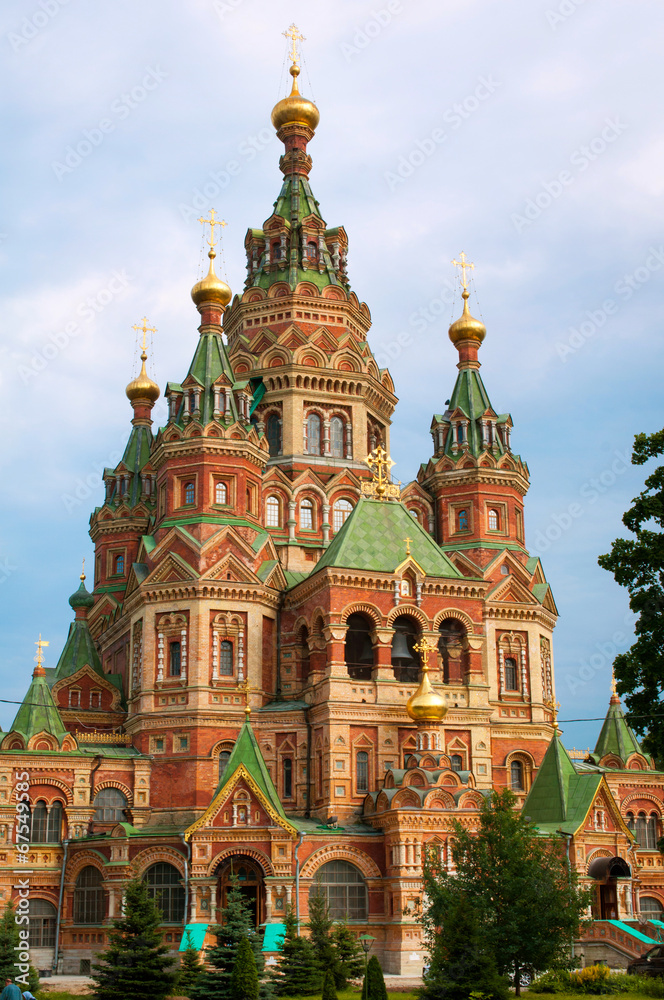 Sts Peter and Paul cathedral, Petergof, St Petersburg, Russia