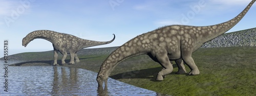 Argentinosaurus dinosaurs - 3D render © Elenarts