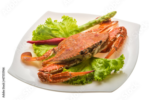 Boiled crab