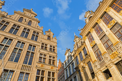 Brussels - The facade of the palaces on Grote markt square © Renáta Sedmáková
