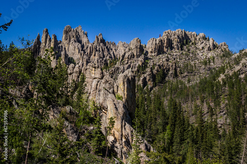 Fototapeta Naklejka Na Ścianę i Meble -  Black hills rock formations