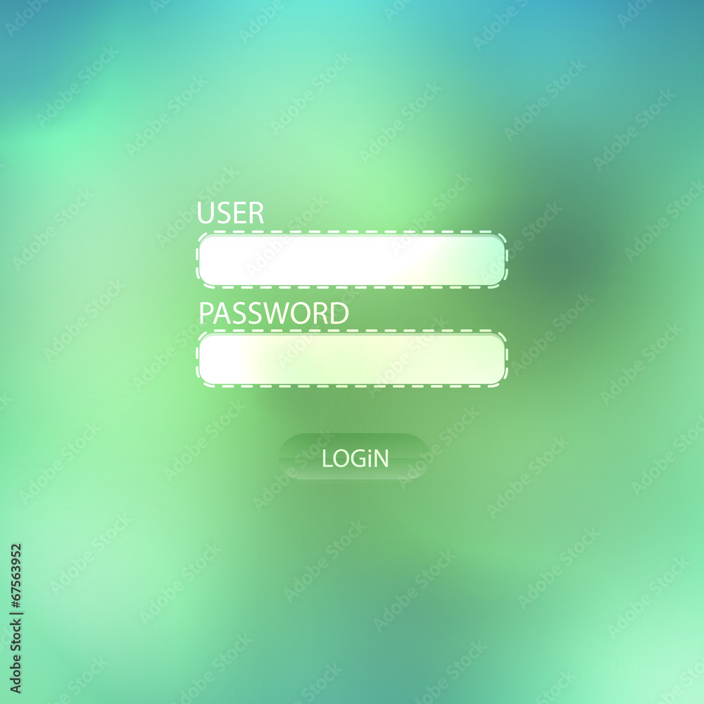 Obraz premium Login color abstract vector backgrounds