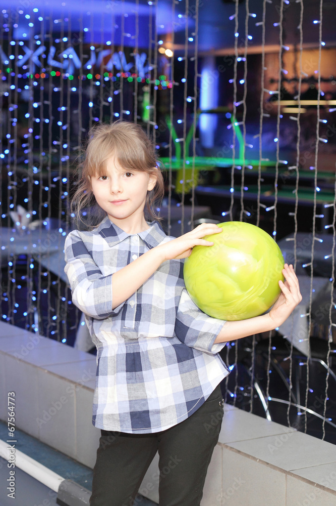 Fototapeta premium Bowling player